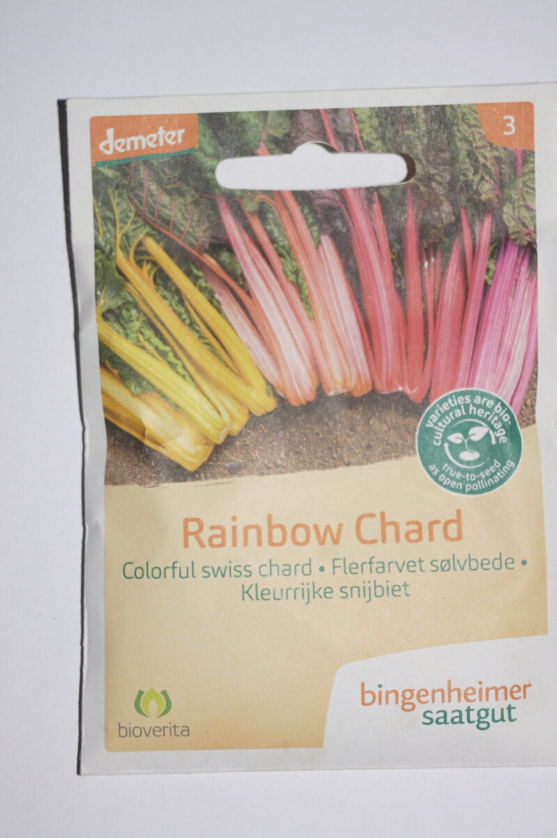 Bladbeder (Rainbow Chard) Økofrø fra bingenheimer. Mængde: frø til ca. 80 Planter - Image 2