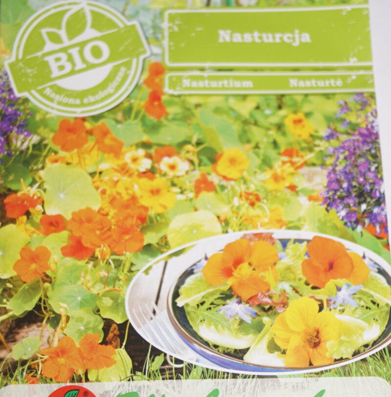 Blomsterkarse (Tropaeolum majus) Mængde: 3 gram ca. 20 planter