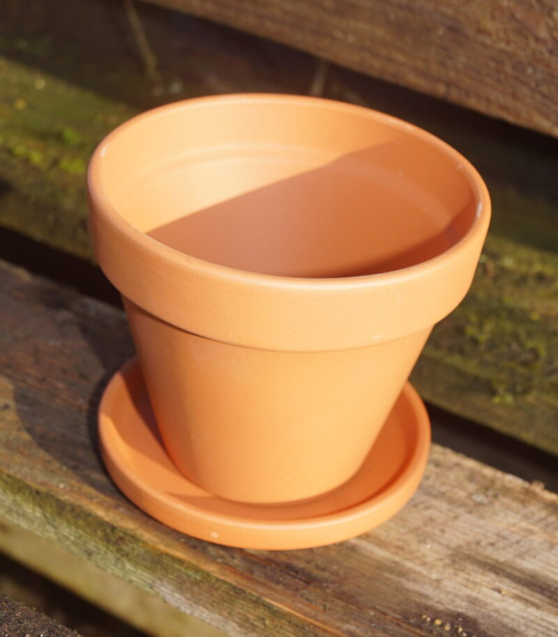 Lerkrukke-Urtepot Terracotta 11 cm