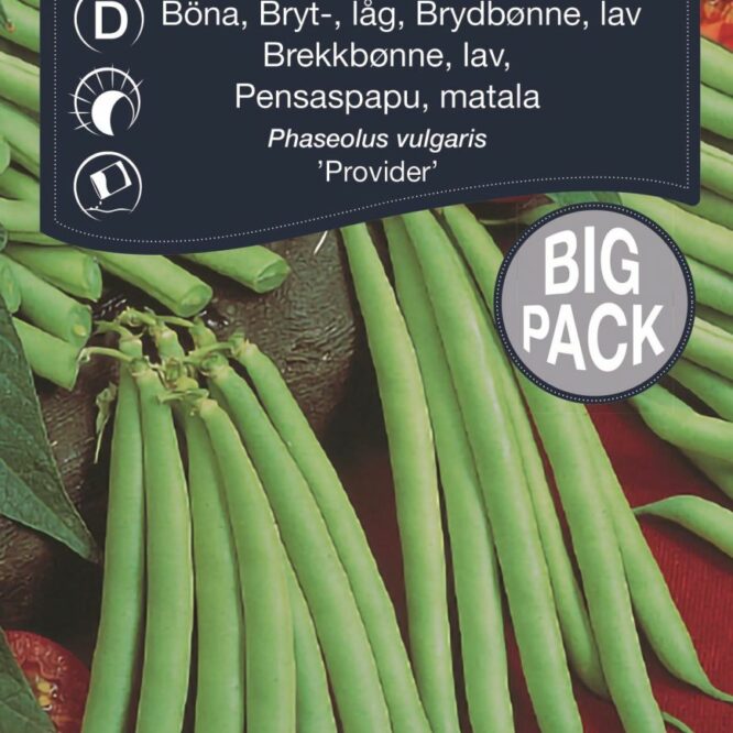 Weibulls Brydbønne Provider (Phaseolus vulgaris Provider) Big Pack